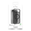 Puro Daylight Magsafe Compatible Silicone Case iPhone 17 Air Translucent tok, fekete