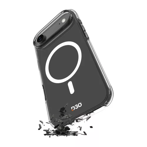 Puro Impact Clear D3O TPU+PC MagSafe Compatible Case iPhone 17 Air tok, átlátszó