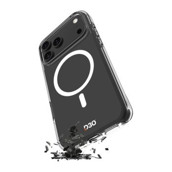  Puro Impact Clear D3O TPU+PC Case MagSafe iPhone 17 Pro tok, átlátszó