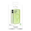 Puro Daylight Magsafe Compatible Silicone Case iPhone 17 Translucent tok, zöld