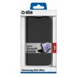 SBS Wallet Smooth Case Samsung Galaxy S26 Ultra with Flip Cover tok, fekete