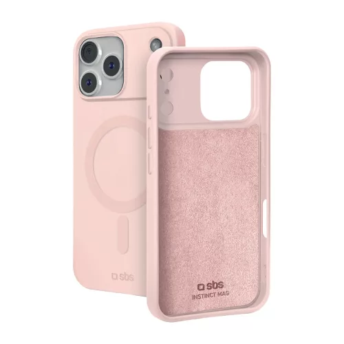 SBS Instinct Mag MagSafe iPhone 18 Pro / 17 Pro tok, rózsaszín