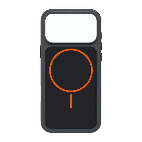 SBS D3O Core MagSafe iPhone 18 Pro / 17 Pro tok, fekete-narancssárga