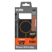 SBS D3O Core MagSafe iPhone 18 Pro / 17 Pro tok, fekete-narancssárga