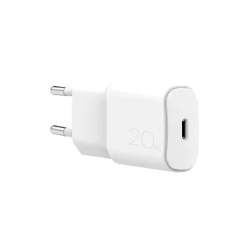   Puro, fehér 20W Power Delivery USB-C hálózati töltő, fehér