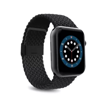 Puro Loop Nylon óraszíj Apple Watch 38/ 40/ 41 mm, fekete