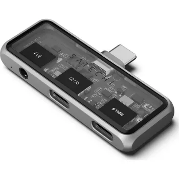 Satechi HUB 3in1 USB C Mobile XR ST-HXRAJm, USB-HUB, szürke