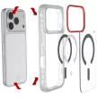 Ghostek Covert MagSafe iPhone 17 Pro tok, átlátszó