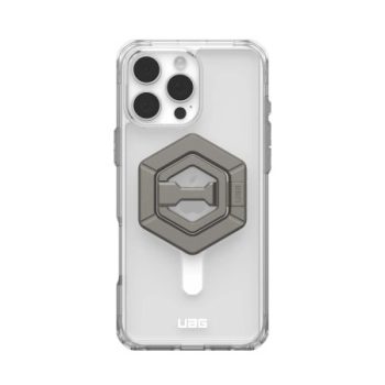   (UAG) Urban Armor Gear Plyo compatible with MagSafe and Magnetic Ring Stand IPHONE 16 Pro Max ice-white / titanium tok