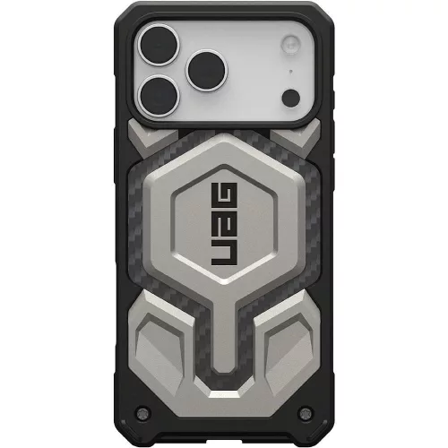 UAG Urban Armor Gear Monach Pro MagSafe iPhone 18 Pro Max / 17 Pro Max tok, titánium