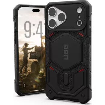   UAG Urban Armor Gear Monach Pro MagSafe Kevlar iPhone 18 Pro Max / 17 Pro Max tok, fekete