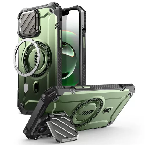 Supcase UB XT Mag MagSafe iPhone 16e Case tok, zöld