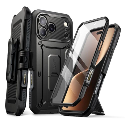 Supcase UB Pro Case iPhone 17 Pro tok, fekete