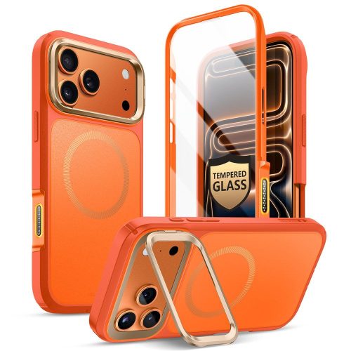 Supcase IBLSN Ares Flip MagSafe Case iPhone 17 Pro Max tok, narancs