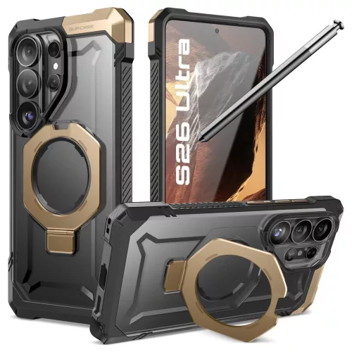 Supcase UB Grip Mag MagSafe Case Samsung Galaxy S26 Ultra tok, fekete-barna