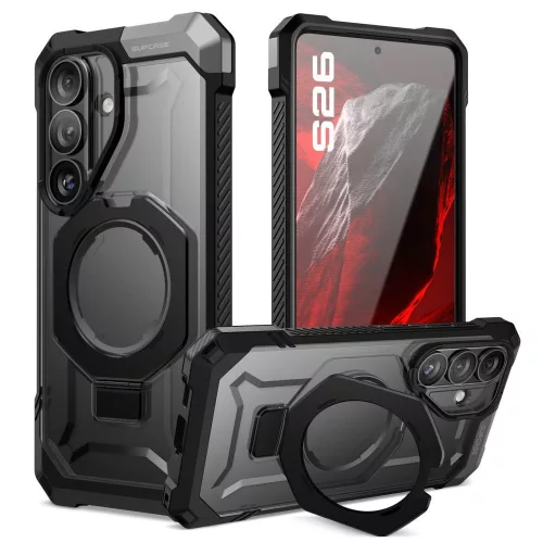 Supcase UB Grip Mag MagSafe Case Samsung Galaxy S26 tok, fekete