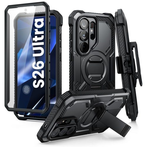 Supcase iBlason ArmorBox Clip Mag MagSafe Case Samsung Galaxy S26 Ultra tok, fekete