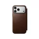 Nomad leather MagSafe (Modern Leather Folio Ecco Leather) iPhone 18 Pro Max / 17 Pro Max tok, barna