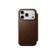 Nomad leather MagSafe (Modern Leather Folio Ecco Leather) iPhone 18 Pro / 17 Pro tok, barna