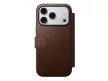 Nomad leather MagSafe (Modern Leather Folio Ecco Leather) iPhone 18 Pro / 17 Pro tok, barna