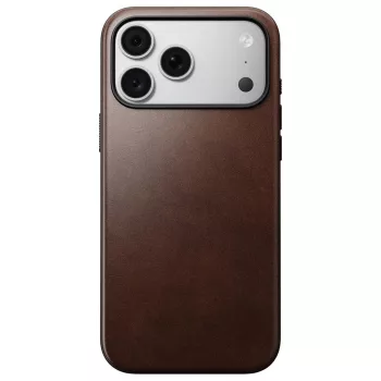   Nomad leather MagSafe (Modern Leather Horween Leather) iPhone 18 Pro Max / 17 Pro Max tok, barna