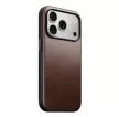 Nomad leather MagSafe (Modern Leather Horween Leather) iPhone 18 Pro / 17 Pro tok, barna