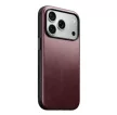 Nomad leather MagSafe (Modern Leather Horween Leather) iPhone 18 Pro / 17 Pro tok, bordó