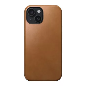 Nomad Modern Leather iPhone 15 6,1" tok, barna