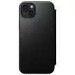 Nomad Modern Leather Folio iPhone 15 Plus 6,7" tok, fekete