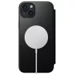 Nomad Modern Leather Folio iPhone 15 Plus 6,7" tok, fekete