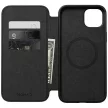 Nomad Modern Leather Folio iPhone 15 Plus 6,7" tok, fekete