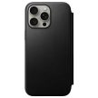 Nomad Modern Leather Folio case for iPhone 15 Pro Max 6,7" tok, fekete
