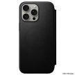 Nomad Modern Leather Folio case for iPhone 15 Pro Max 6,7" tok, fekete