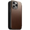 Nomad Modern Leather Folio case for iPhone 15 Pro Max 6,7" tok, barna