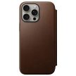 Nomad Modern Leather Folio case for iPhone 15 Pro Max 6,7" tok, barna