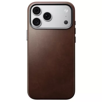   Nomad leather MagSafe (Traditional Leather Horween Leather) iPhone 18 Pro Max / 17 Pro Max tok, barna