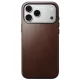 Nomad leather MagSafe (Traditional Leather Horween Leather) iPhone 18 Pro Max / 17 Pro Max tok, barna
