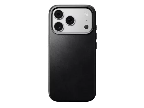 Nomad leather MagSafe (Traditional Leather Horween Leather) iPhone 18 Pro / 17 Pro tok, fekete