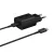 Samsung 25W EP-TA800EBE USB-C hálózati töltő with Samsung EP-DA705BBE USB-C / USB-C kábel, fekete