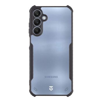   Tactical Quantum Stealth Samsung Galaxy A25 ütésálló hátlap, tok, fekete-átlátszó