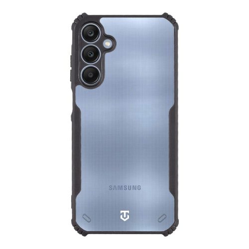Tactical Quantum Stealth Samsung Galaxy A25 ütésálló hátlap, tok, fekete-átlátszó