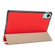 Tactical Book Tri Fold Case Xiaomi Redmi Pad SE 11.0 oldalra nyíló tablet tok, piros
