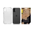 Tactical TPU iPhone 16 Plus szilikon ütésálló hátlap, tok, átlátszó