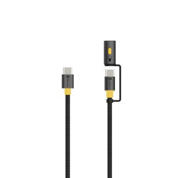   Tactical Stinger Cable USB-C/USB-C töltőkábel, 1,5m fekete