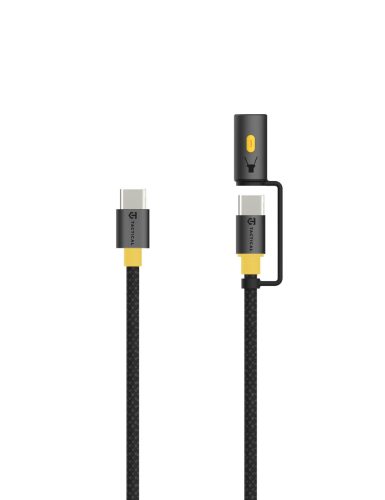Tactical Stinger Cable USB-C/USB-C töltőkábel, 1,5m fekete