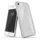 SuperDry Snap iPhone 6/6s/7/8/SE 2020 / SE 2022 Clear Case tok, átlátszó-fehér