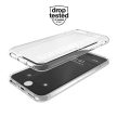 SuperDry Snap iPhone 6/6s/7/8/SE 2020 / SE 2022 Clear Case tok, átlátszó-fehér