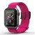 SuperDry Watchband Apple Watch 42/44/45/49 mm Series 1/2/3/4/5/6/7/8/SE/SE2/Ultra/Ultra2 szilikon óraszíj, rózsaszín
