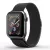 SuperDry Watchband Apple Watch 38/40/41 mm Series 1/2/3/4/4/5/6/7/8/SE/SE2 óraszíj, fekete