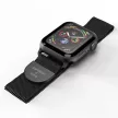 SuperDry Watchband Apple Watch 38/40/41 mm Series 1/2/3/4/4/5/6/7/8/SE/SE2 óraszíj, fekete